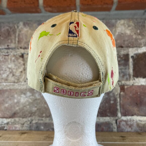 Vintage Seattle Sonics 90s Sports Specialties NBA Hat Distressed* - Picture 3 of 8